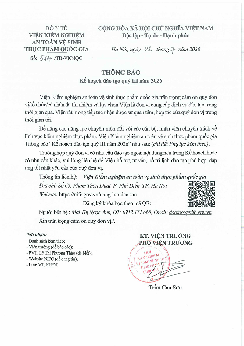 Thông báo kế hoạch đào tạo quý III .2026-hình ảnh-0